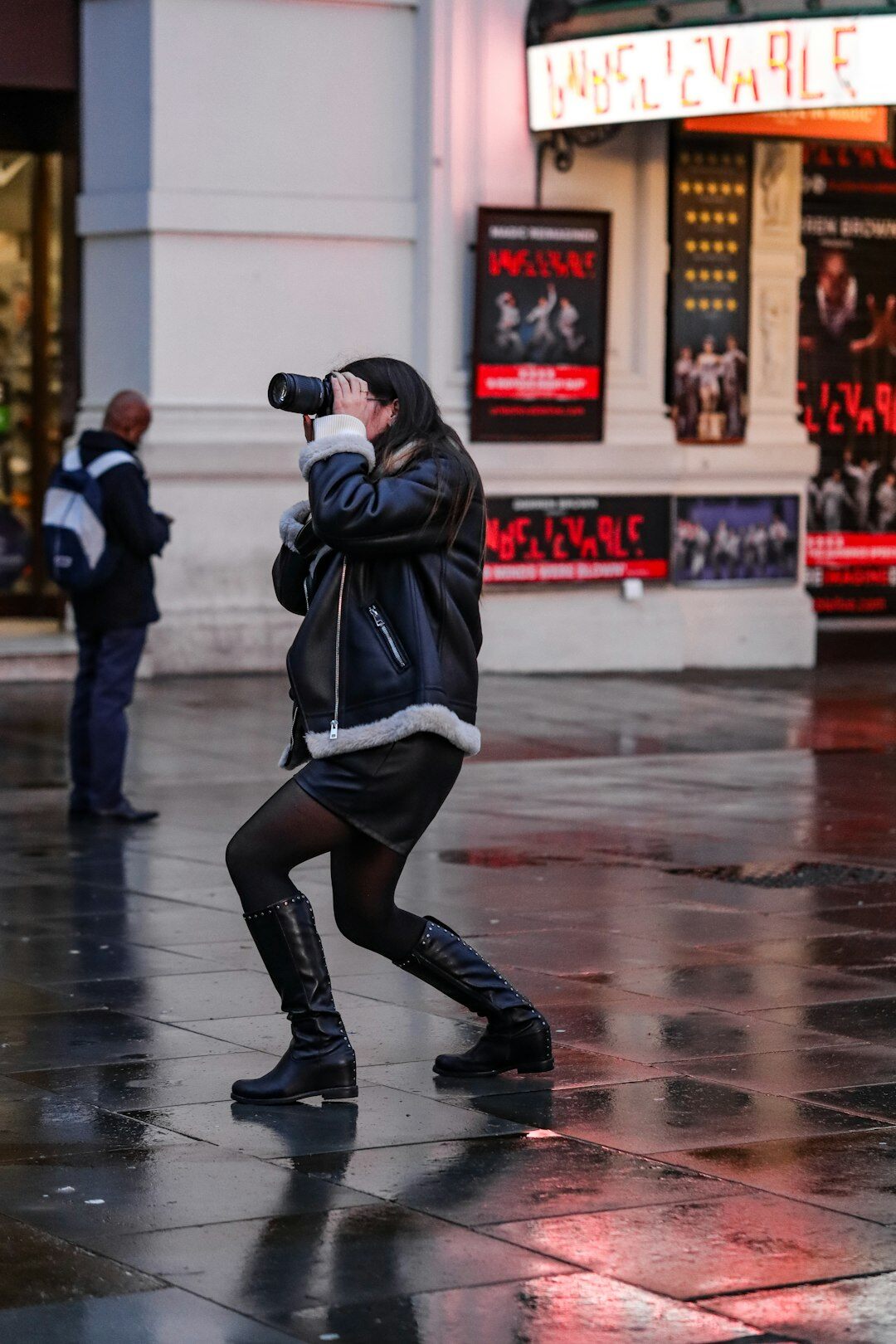 paparazzi taking photos