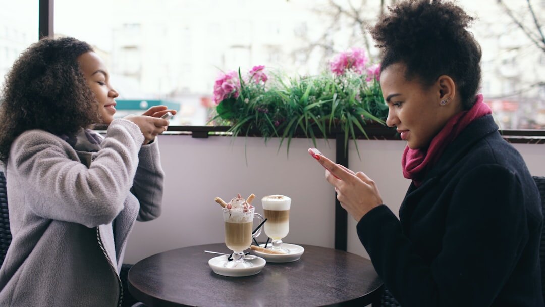 women arguing in cafe